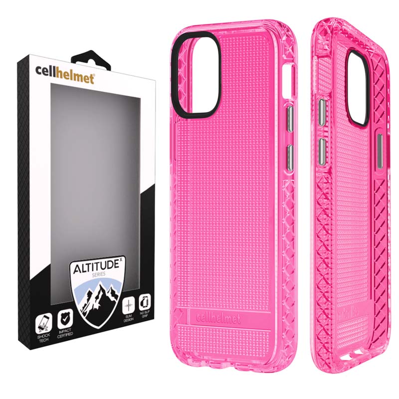 Cellhelmet Altitude X Case for Apple iPhone 12 Mini (Pink)