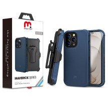 MYBAT Pro Maverick Case for Apple iPhone 13 Pro (Blue)