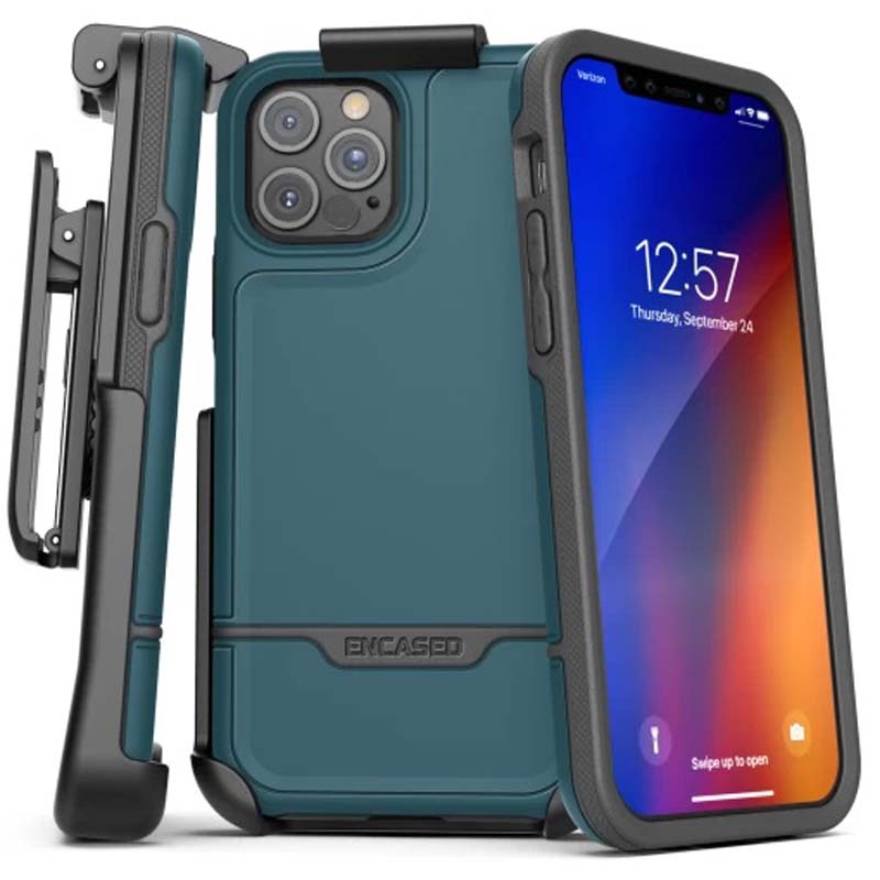 Encased Rebel Case for Apple iPhone 12 Pro Max (Blue)
