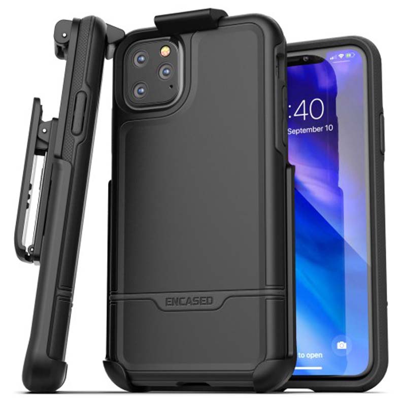 Encased Rebel Case for Apple iPhone 11 Pro Max (Black)