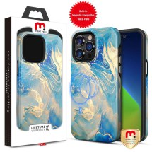 MYBAT Pro Fuse MagSafe Case for Apple iPhone 14 Pro Max (Ocean Marble)