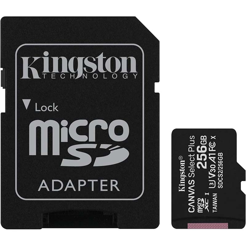 Kingston Canvas Select Plus microSD Card (256GB)