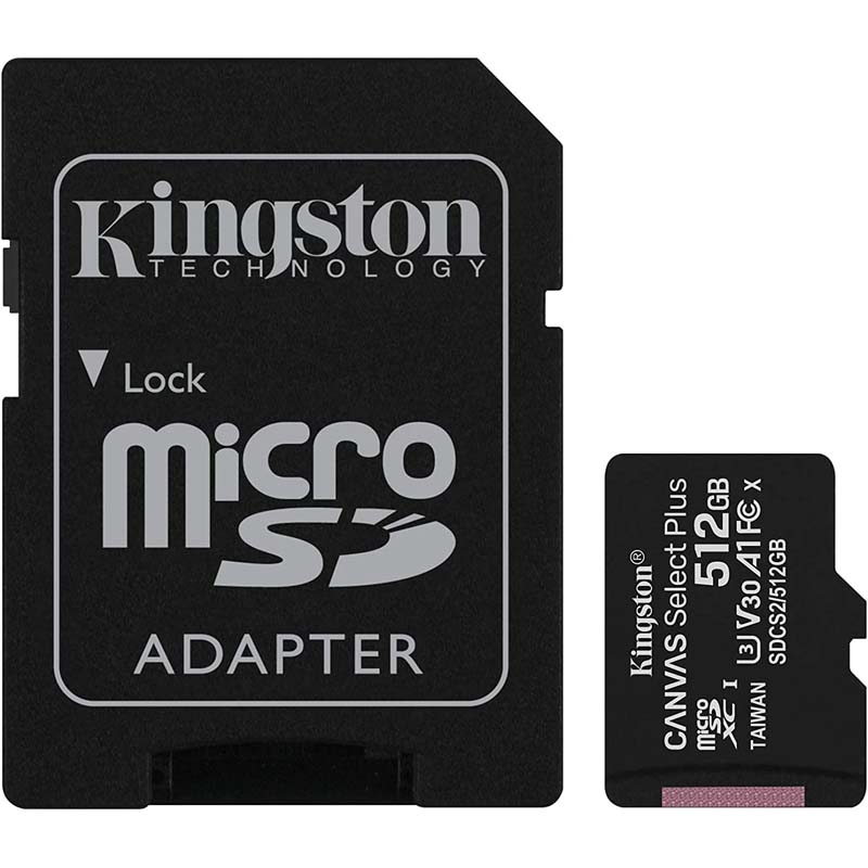 Kingston Canvas Select Plus microSD Card (512GB)