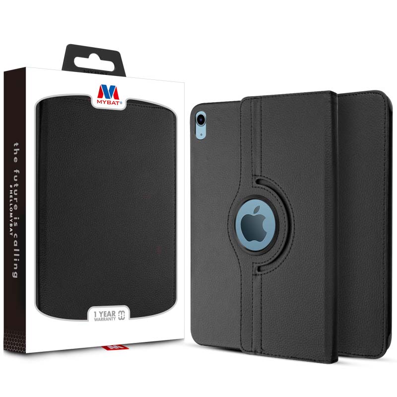 MYBAT MyJacket Folio Premium Case for Apple iPad 10 (2022) (Black)