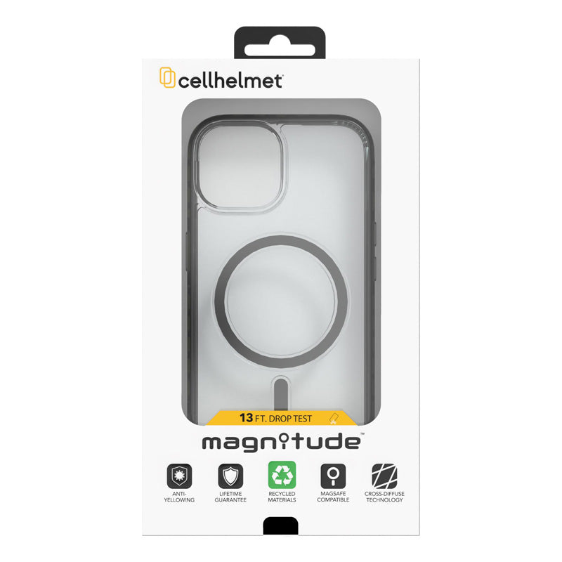 Cellhelmet Magnitude MagSafe Case for Apple iPhone 15 Plus (Onyx Black)