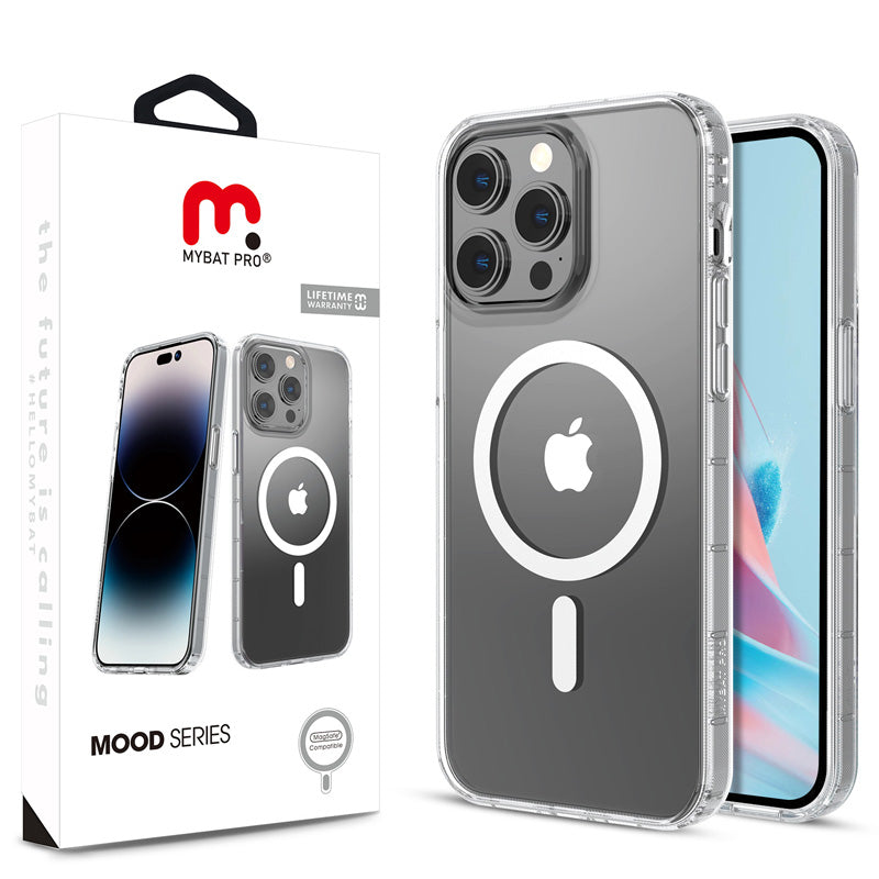 MYBAT Pro Mood MagSafe Case for Apple iPhone 15 Pro (Clear)