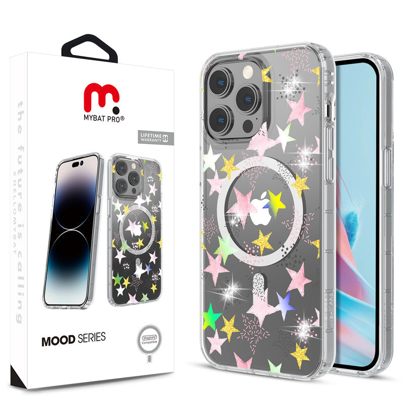 MYBAT Pro Mood MagSafe Case for Apple iPhone 15 Pro (Starstruck)