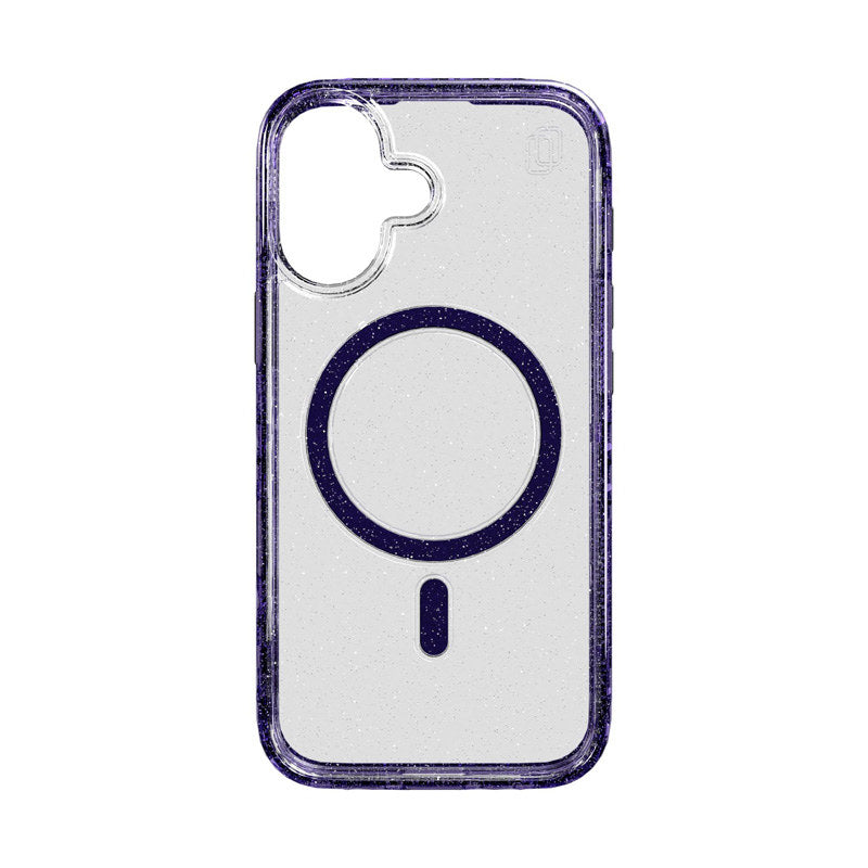 Cellhelmet Magnitude MagSafe Case for Apple iPhone 16 (Lilac Purple Sparkle)