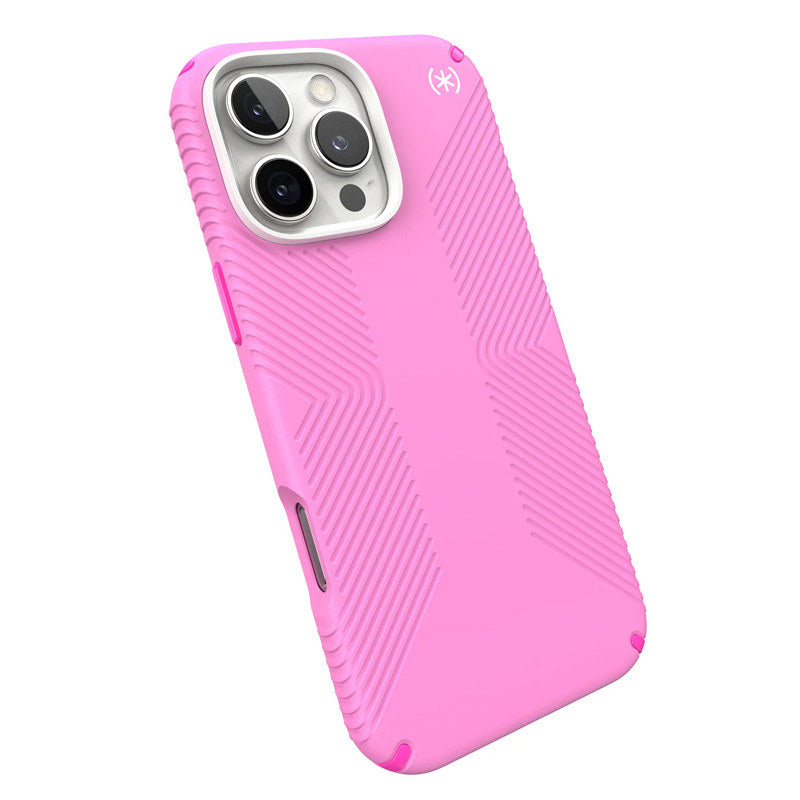 Speck Presidio2 Grip MagSafe Case for Apple iPhone 16 Pro Max (True Pink)