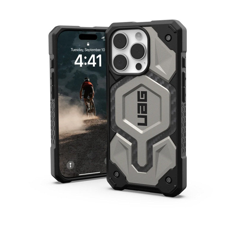 UAG Pro Monarch MagSafe Case for Apple iPhone 16 Pro (Titanium)