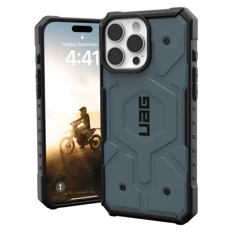 UAG Pathfinder MagSafe Case for Apple iPhone 16 Pro Max (Cloud Blue)
