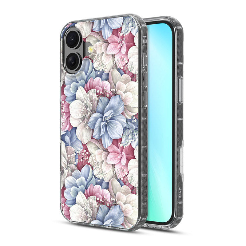 MYBAT Pro Mood MagSafe Case for Apple iPhone 16 (Floral Gems)