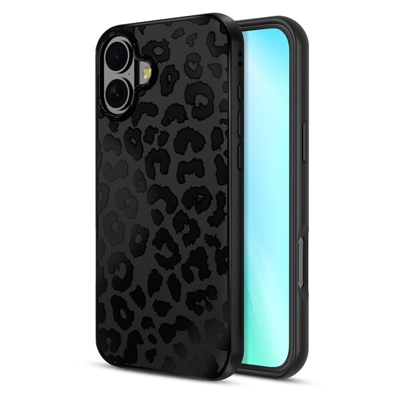 MYBAT Pro Mood MagSafe Case for Apple iPhone 16 (Black Leopard)