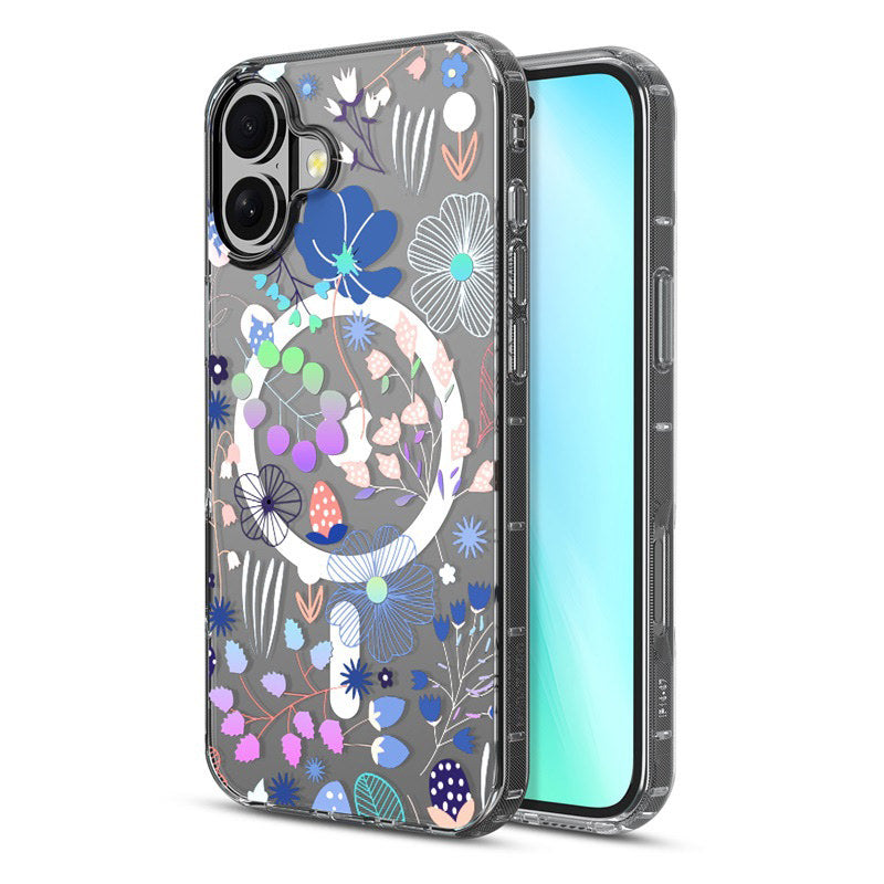 MYBAT Pro Mood MagSafe Case for Apple iPhone 16 (Wildflowers)