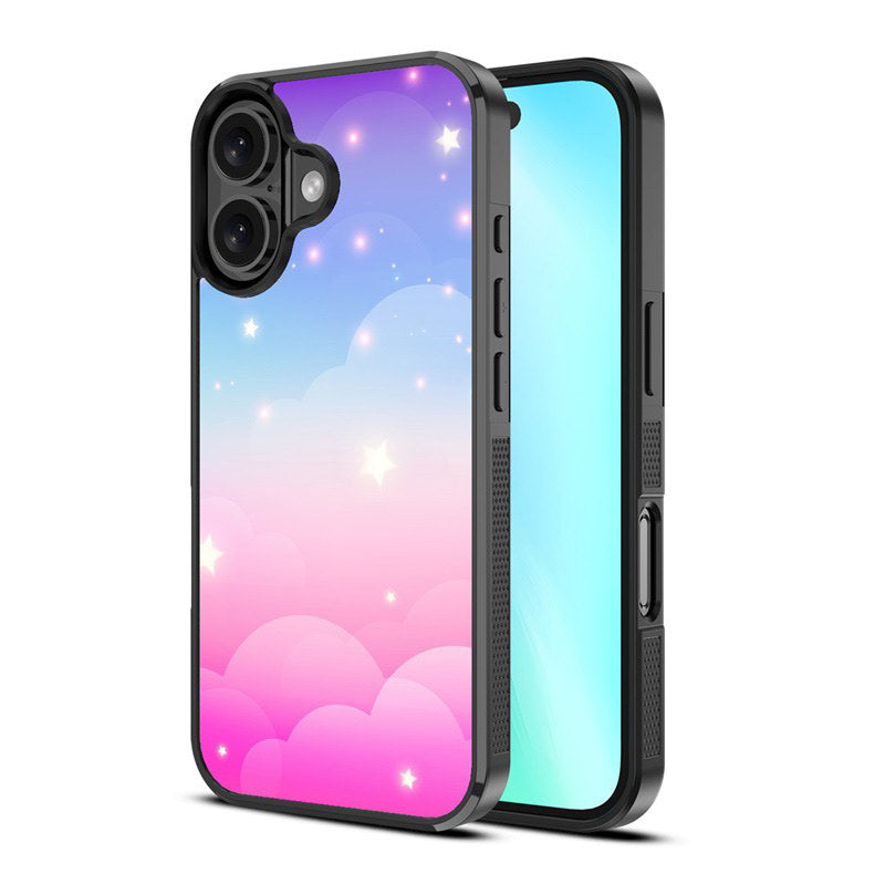 MYBAT Design Lab Case for Apple iPhone 16 (Clouds & Stars)
