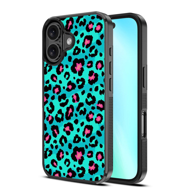 MYBAT Design Lab Case for Apple iPhone 16 (Multicolor Leopard)