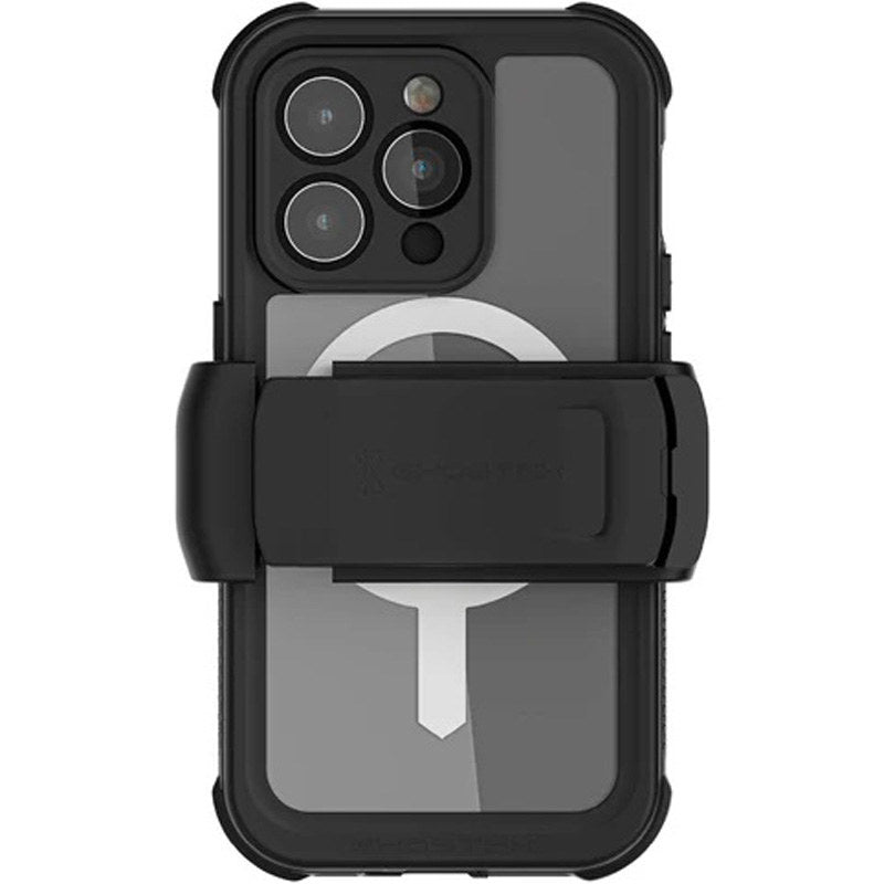 Ghostek Nautical MagSafe Case & Holster for Apple iPhone 14 Pro (Clear)
