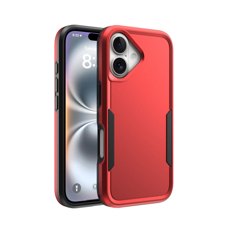 CLICK Impact MagSafe Case for Apple iPhone 16 (Red & Black)