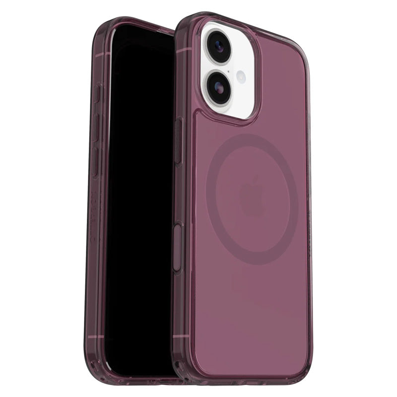 OtterBox Symmetry Clear MagSafe Case for Apple iPhone 17 (Purple Mystery)