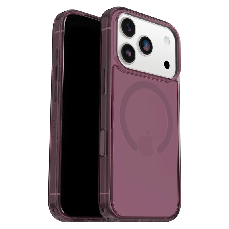 OtterBox Symmetry Clear MagSafe Case for Apple iPhone 17 Pro (Purple Mystery)