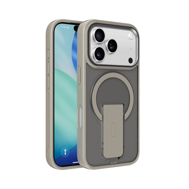 CLICK Latch MagSafe Case for Apple iPhone 17 Pro (Smoke Gray)