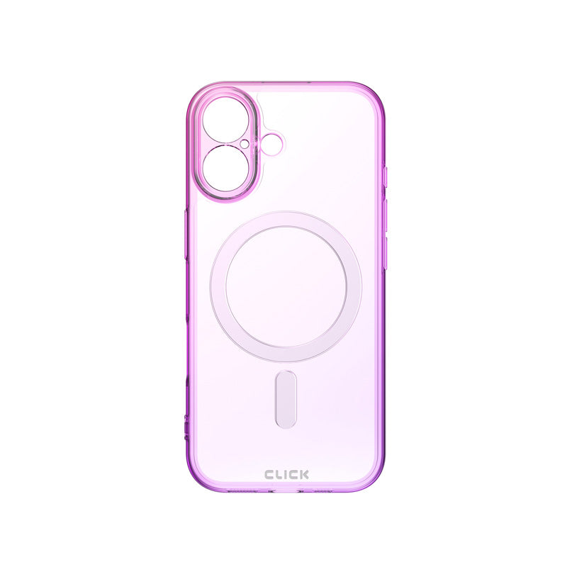 CLICK Clear Ombre MagSafe Case for Apple iPhone 17 (Pink Purple)