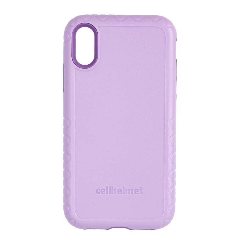 Cellhelmet Fortitude Case for Apple iPhone X & XS (Lilac Blossom Purple)