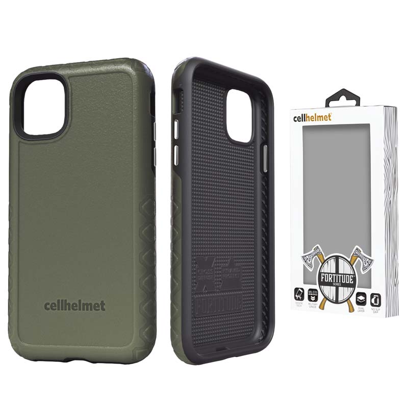 Cellhelmet Fortitude Case for Apple iPhone 11 Pro (Olive Drab)