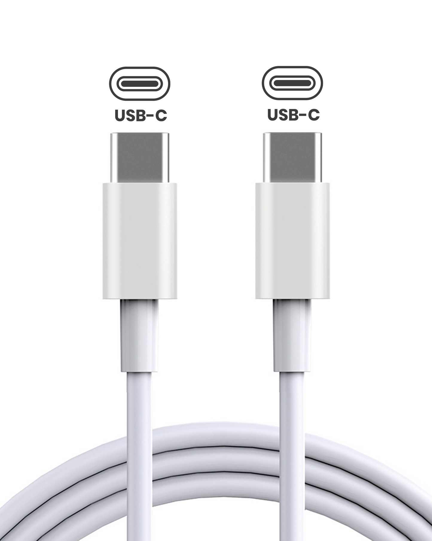 87W / 96W USB-C To USB-C Cable Only (6ft.) Compatible For MacBook / iMac / Mac