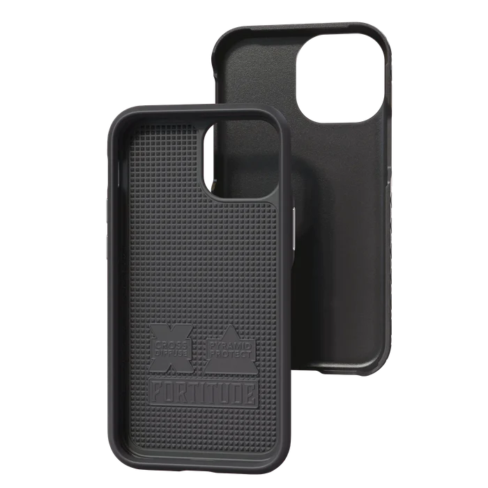 DUAL LAYER CASE FOR APPLE IPHONE 13 MINI | ONYX BLACK | FORTITUDE SERIES