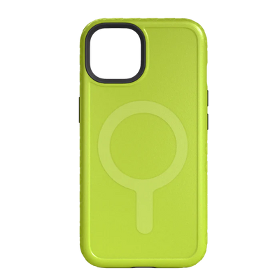 DUAL LAYER MAGSAFE CASE FOR APPLE IPHONE 14 | ELECTRIC LIME | FORTITUDE SERIES
