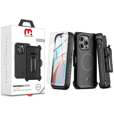 MYBAT Pro Maverick Series Case iPhone 15 Pro Max