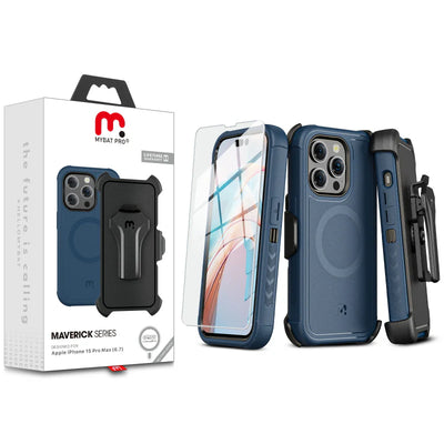 MYBAT Pro Maverick Series Case iPhone 15 Pro Max