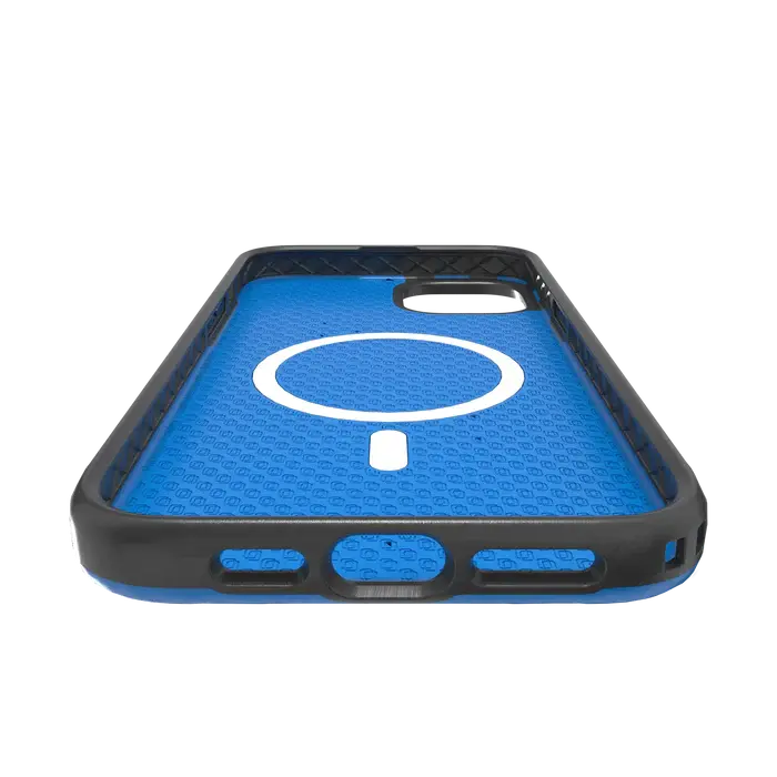 SHOCK-ABSORBENT MAGSAFE® CASE FOR APPLE IPHONE 15 PLUS | BERMUDA BLUE | FORTITUDE SERIES Cellhelmet
