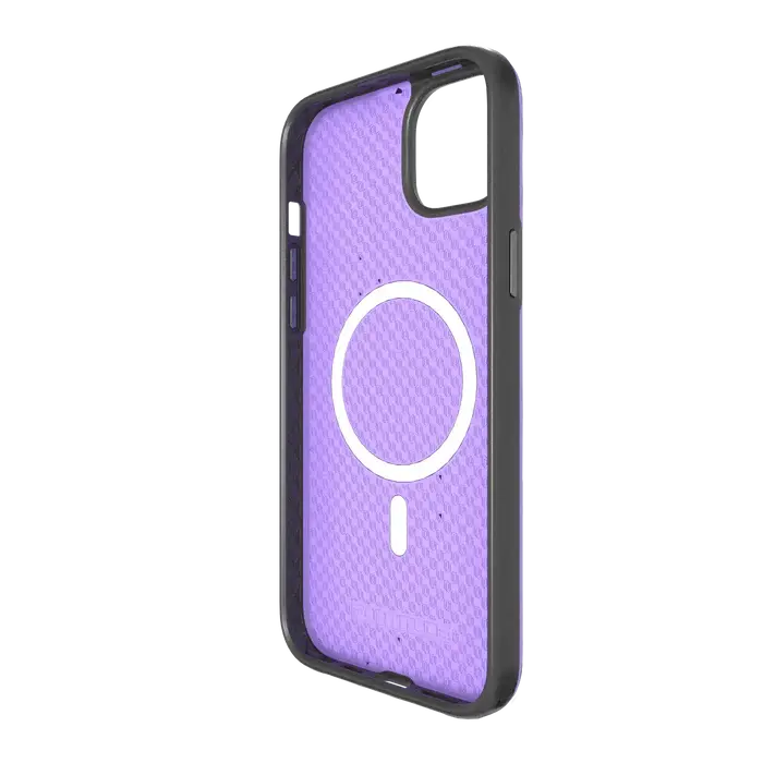 SHOCK-ABSORBENT MAGSAFE® CASE FOR APPLE IPHONE 15 PLUS | MIDNIGHT LILAC | FORTITUDE SERIES Cellhelmet