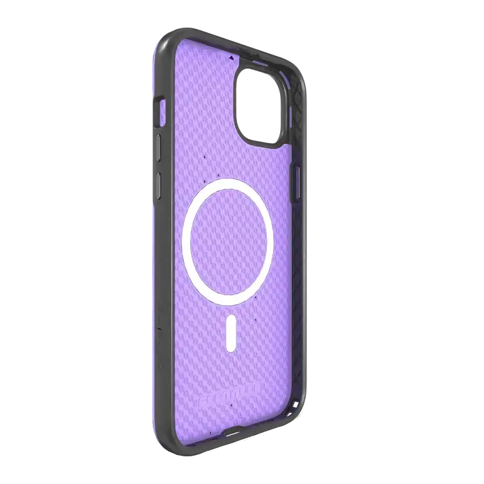 SHOCK-ABSORBENT MAGSAFE® CASE FOR APPLE IPHONE 15 PLUS | MIDNIGHT LILAC | FORTITUDE SERIES Cellhelmet