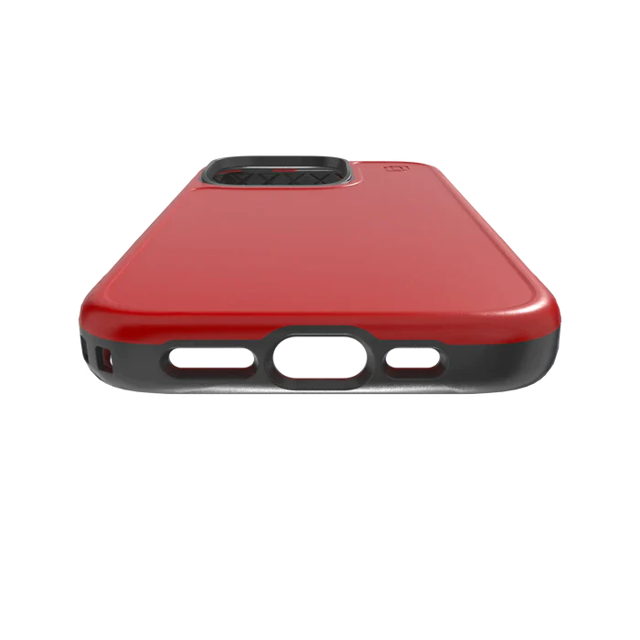 SHOCK-ABSORBENT MAGSAFE® CASE FOR APPLE IPHONE 15 PRO | SCARLET RED | FORTITUDE SERIES