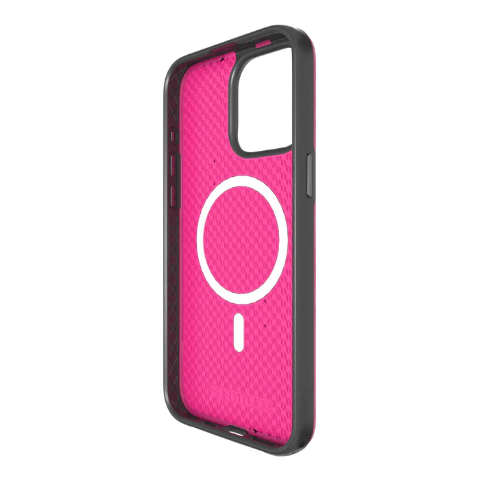 SHOCK-ABSORBENT MAGSAFE® CASE FOR APPLE IPHONE 15 PRO MAX | VIVID MAGENTA | FORTITUDE SERIES