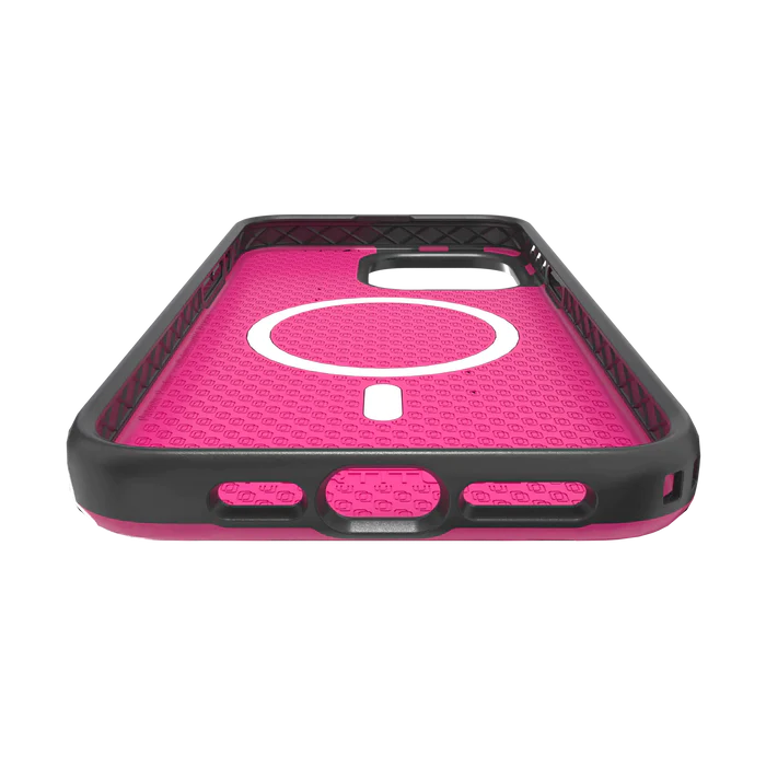 SHOCK-ABSORBENT MAGSAFE® CASE FOR APPLE IPHONE 15 PRO MAX | VIVID MAGENTA | FORTITUDE SERIES