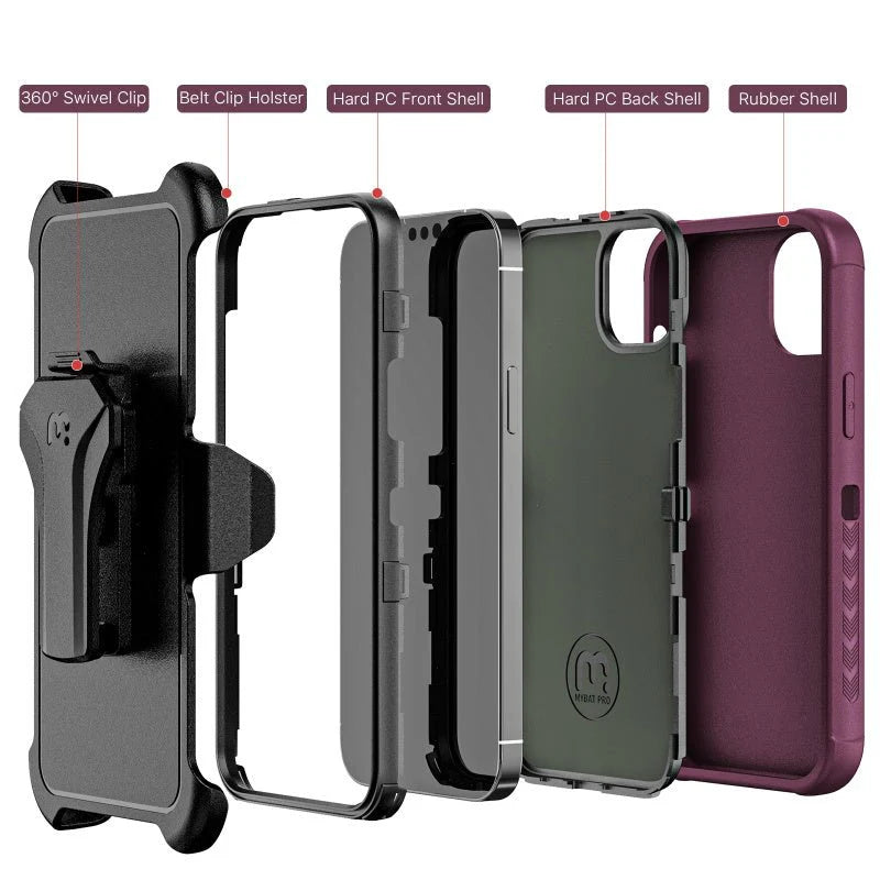 MYBAT Pro Maverick Series Case iPhone 14