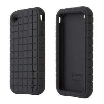 Speck Rubber Skin Case for Apple iPhone 4 & 4S (Black) (Closeout)