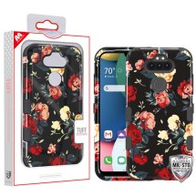 MYBAT TUFF Hybrid Case for LG Aristo 5 & K8x (Red Roses & Black) (Closeout)