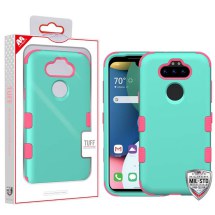 MYBAT TUFF Hybrid Case for LG Aristo 5 & K8x (Teal & Pink) (Closeout)