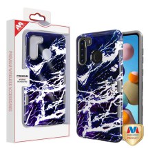 MYBAT TUFF Subs Case for Samsung Galaxy A21 (Lightning Gray Marble) (Closeout)