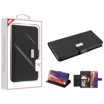 MYBAT Xtra Wallet Case for Samsung Galaxy Note 20 (Black) (Closeout)