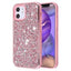 Airium Crystal Sparks Case for Apple iPhone 12 Mini (Pink)