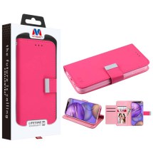 MYBAT Xtra Wallet Case for Apple iPhone 12 Mini (Hot Pink) (Closeout)