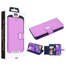 MYBAT Xtra Wallet Case for Apple iPhone 12 Mini (Purple & Blue) (Closeout)