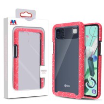 MYBAT Splash Hybrid Case for LG K92 5G (Clear & Red) (Closeout)