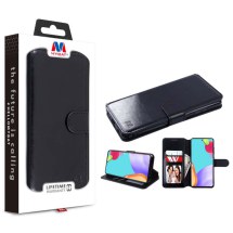 MYBAT Element Wallet Case for Samsung Galaxy A52 & A52 5G (Black) (Closeout)